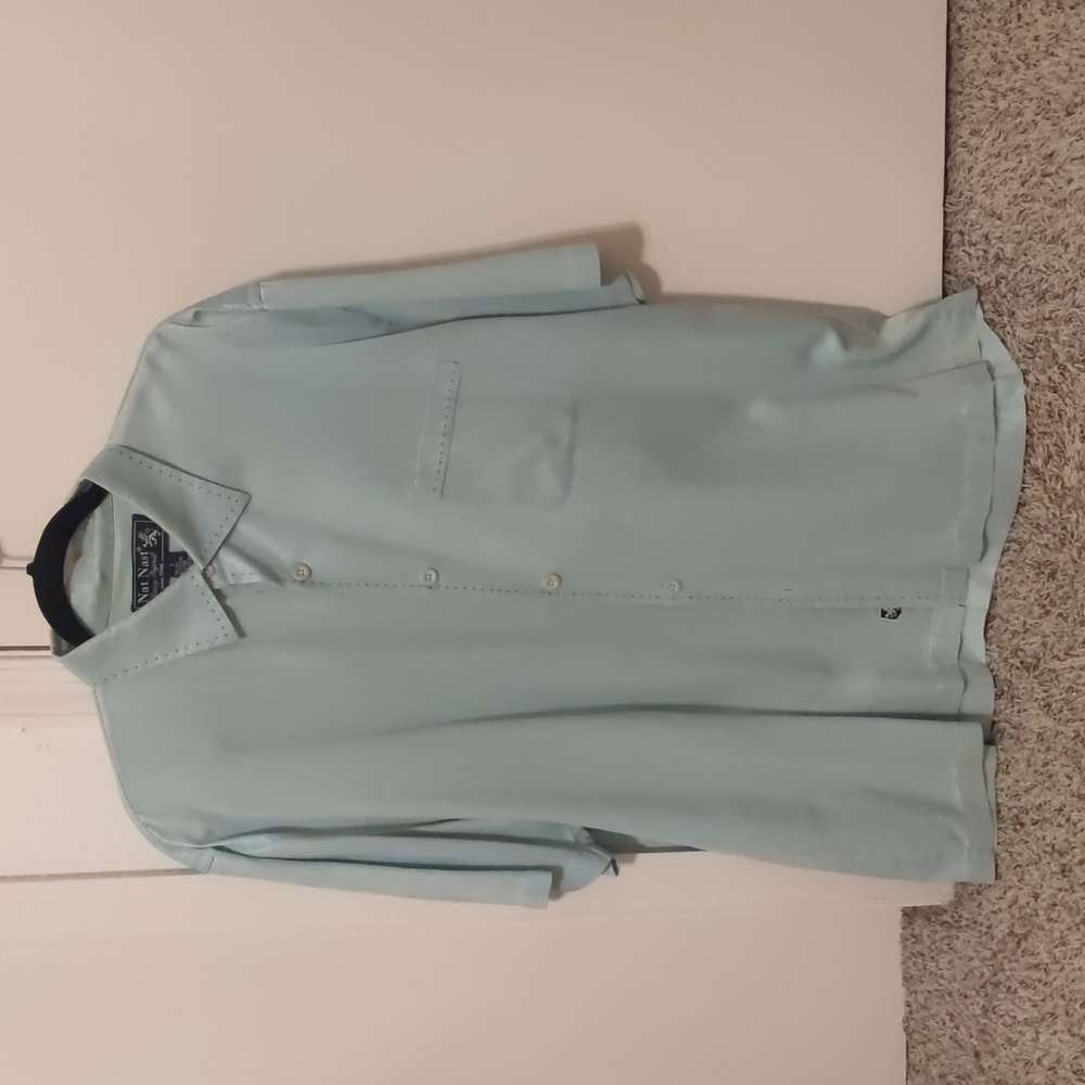 Nat Nast button down polo